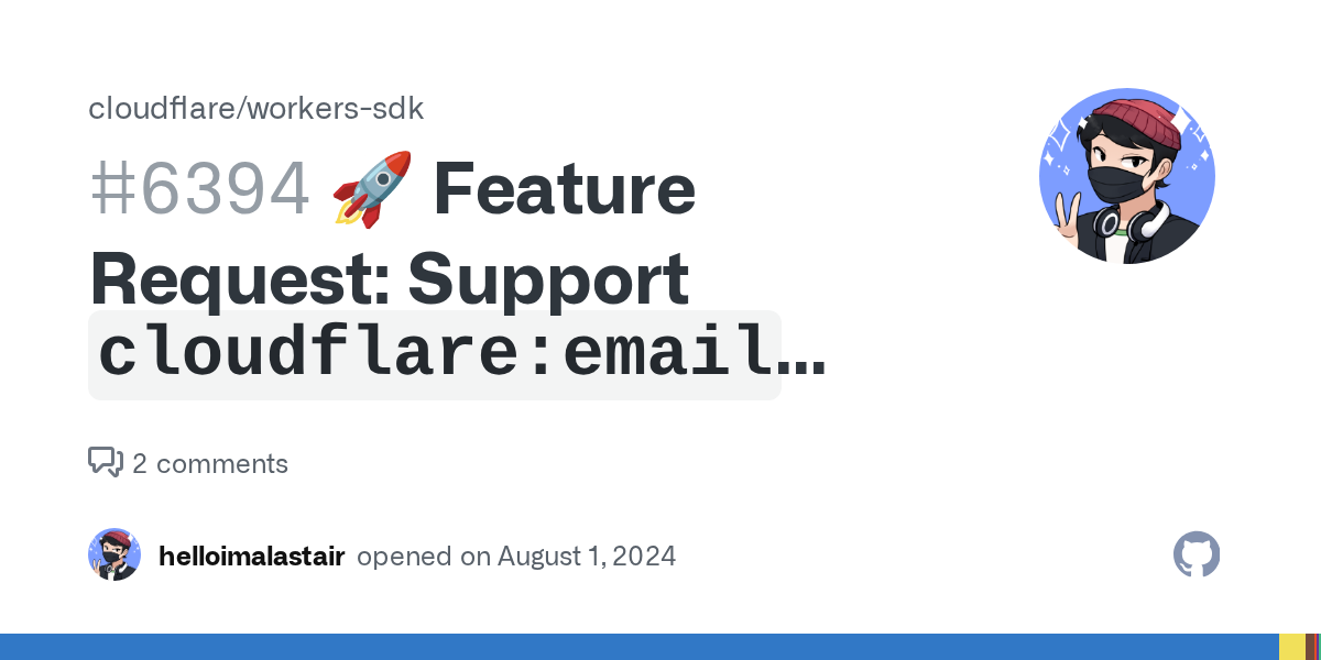 🚀 Feature Request: Support `cloudflare:email` imports at all times ...