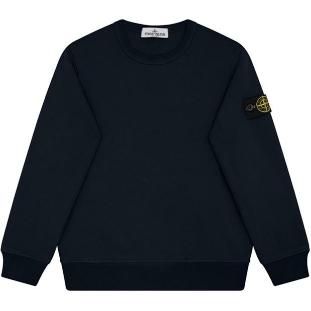 STONE ISLAND: STONE ISLAND Badge Crew Sweater Juniors