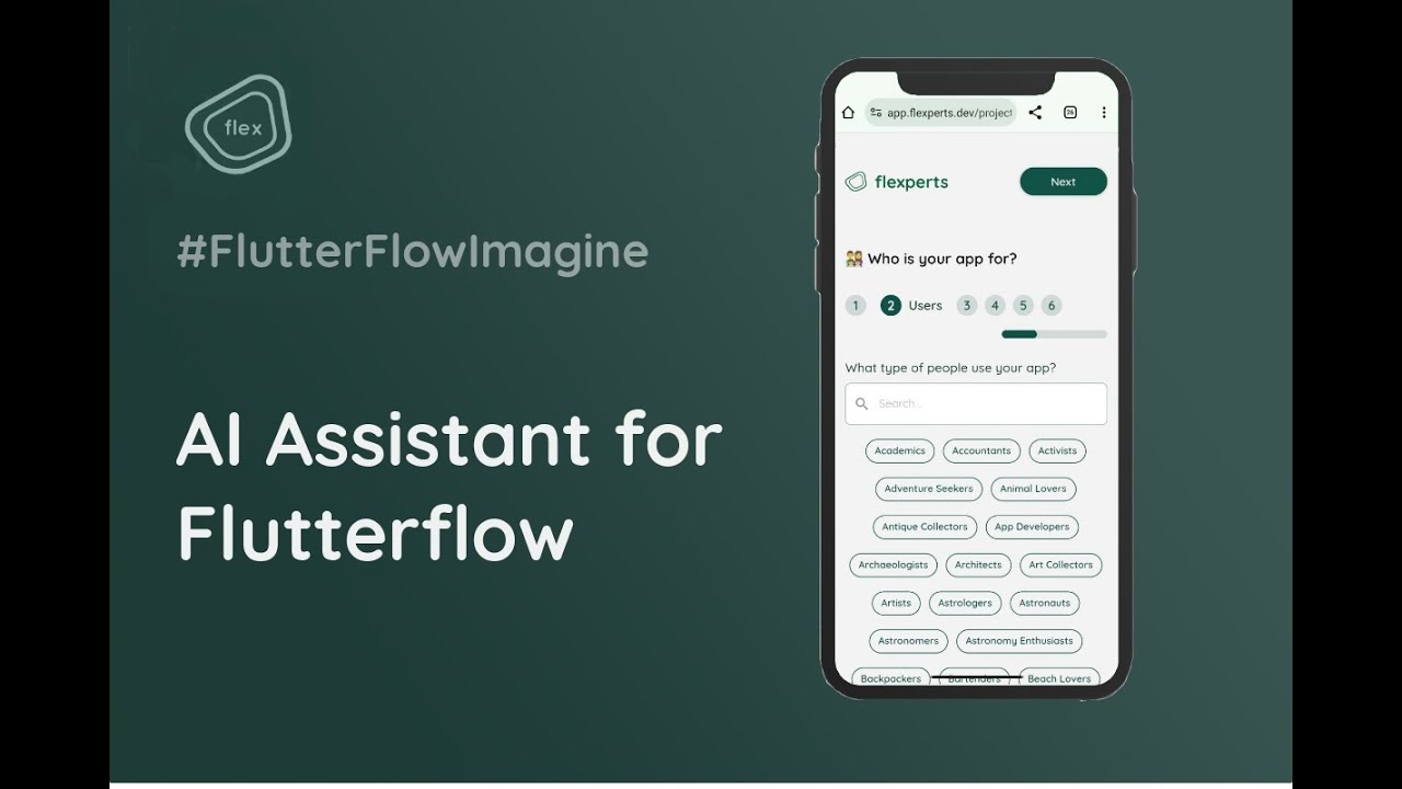 #FlutterflowImagine - AI Project Generator Walkthrough