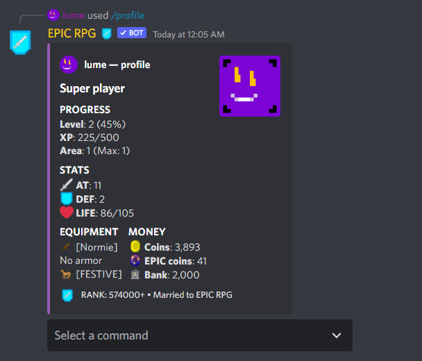 EPIC RPG | Discord App Directory