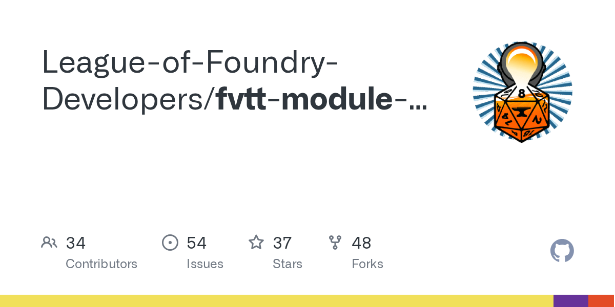 GitHub - League-of-Foundry-Developers/fvtt-module-theatre