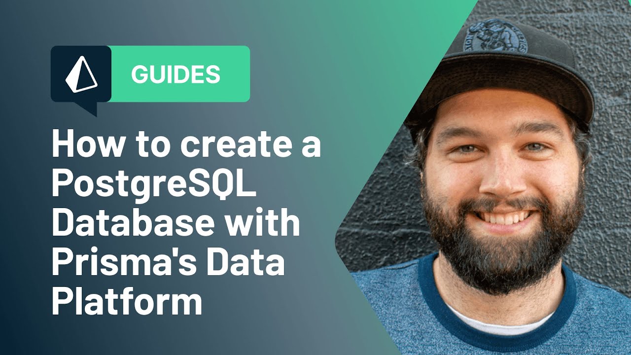 How to create a PostgreSQL Database with Prisma's Data Platform