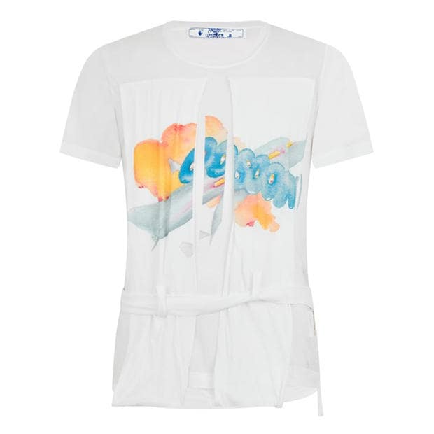 OFF WHITE: OFF WHITE Men's xAW Pnl T-Shirt Panel