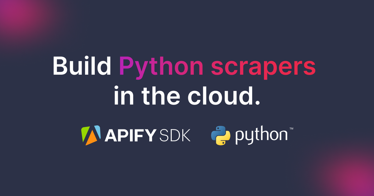 Working with storages | SDK for Python | Apify Documentation