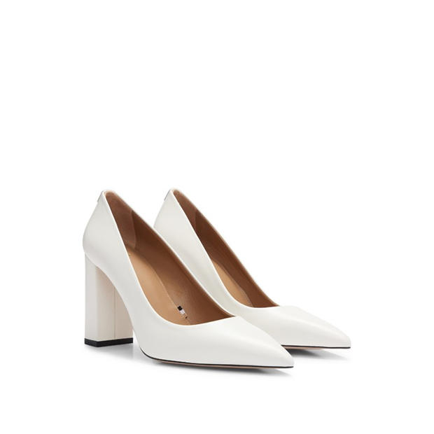 Boss: Boss Women's Janet Block Heel Court Shoes
