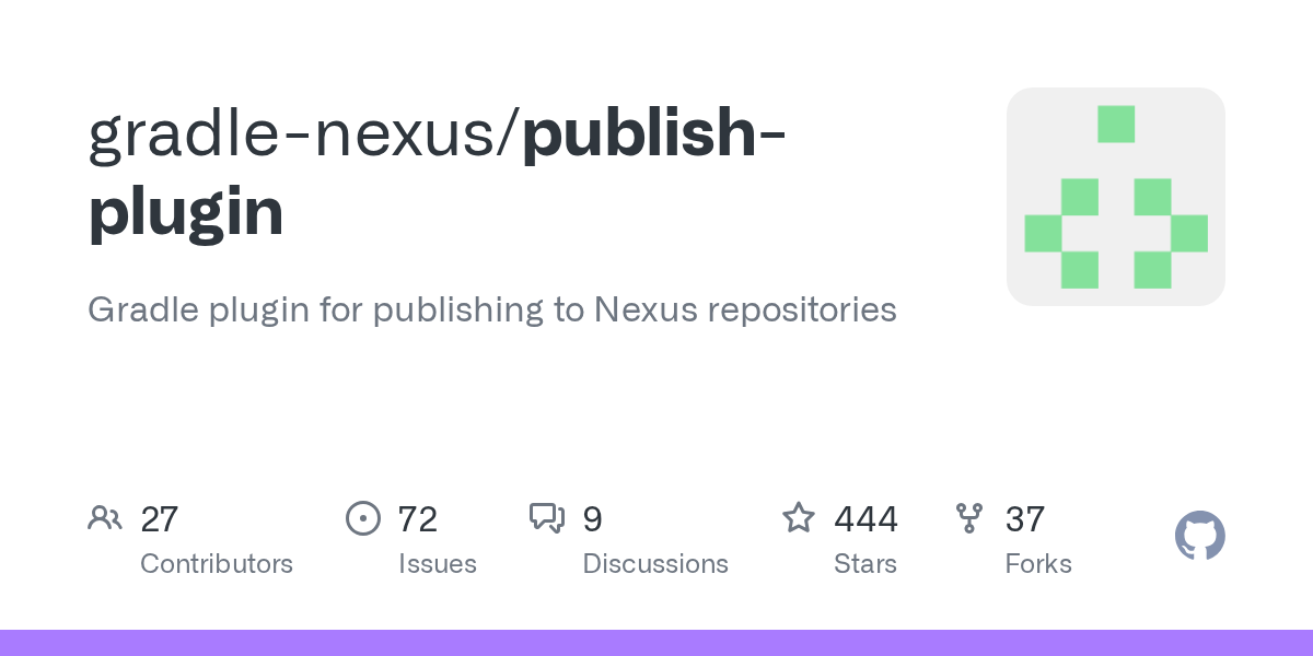 GitHub - gradle-nexus/publish-plugin: Gradle plugin for publishing ...