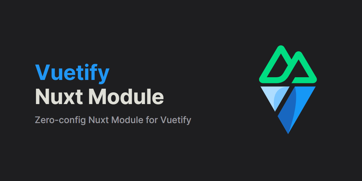 Vuetify Nuxt Module