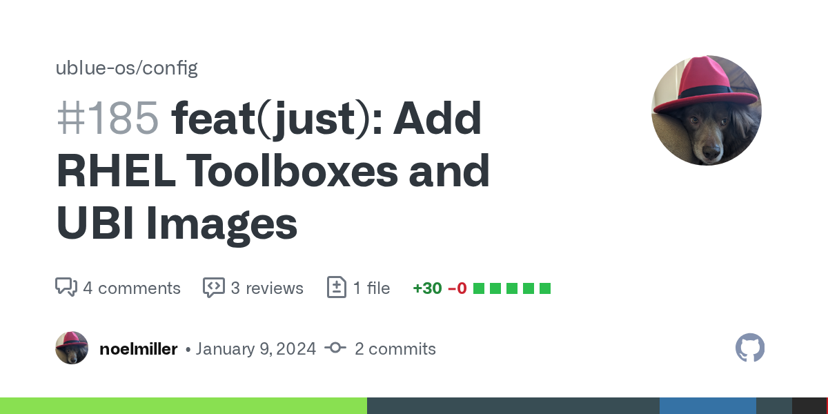 feat(just): Add RHEL Toolboxes and UBI Images by noelmiller · Pull ...