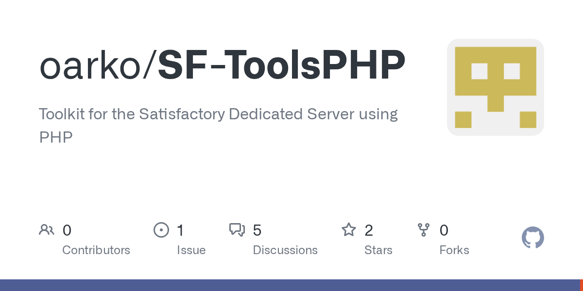GitHub - oarko/SF-ToolsPHP at v0.2