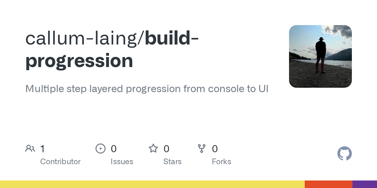 GitHub - callum-laing/build-progression: Multiple step layered prog...