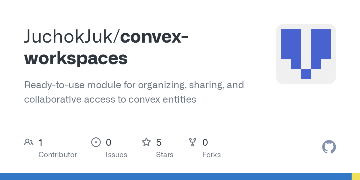 GitHub - JuchokJuk/convex-workspaces: Ready-to-use module for organ...
