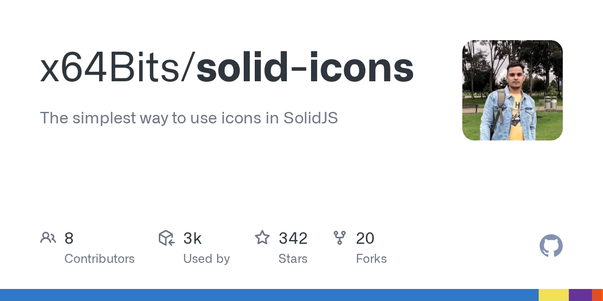 GitHub - x64Bits/solid-icons: The simplest way to use icons in SolidJS