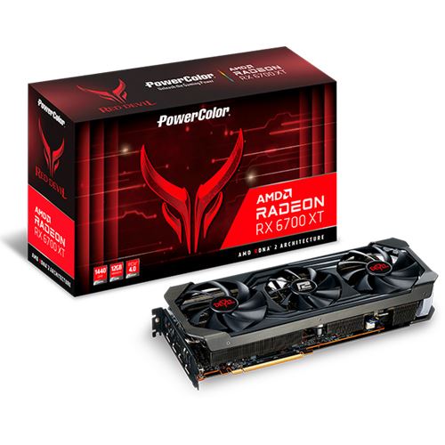 12GB PowerColor Radeon RX 6700 XT Red Devil 12GB GDDR6 HDMI 3xDP Re...