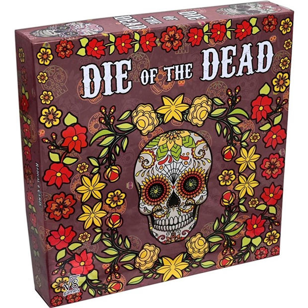 Character: Character Die of The Dead a dice Rolling Casket Moving Step Ascending Game Celebrating Dia de Muertos