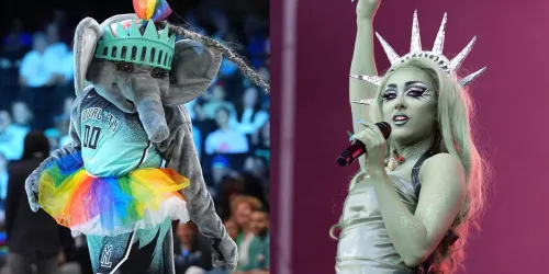 A new ship pairs WNBA mascot Ellie The Elephant and Chappell Roan &...