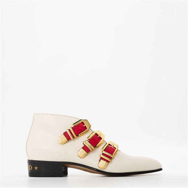 GUCCI: GUCCI Kids' Side Zip Ankle Heeled Boots