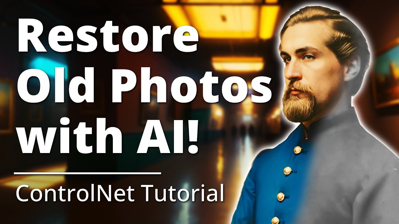 How to Colorize Photos with AI - Stable Diffusion + ControlNet Tuto...