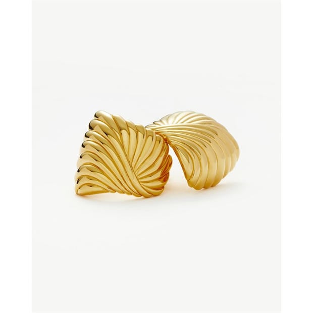 MISSOMA: MISSOMA Ripple Oversized Stud Earrings
