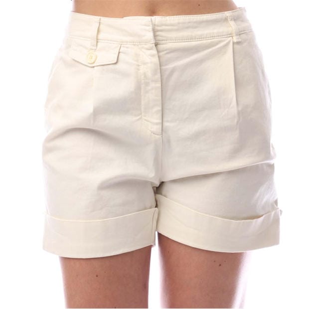 Boss: Boss Women's Tasandriad High-Waisted Relaxed Fit Denim Shorts