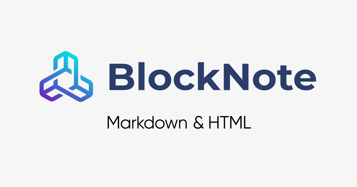 Markdown & HTML - BlockNote