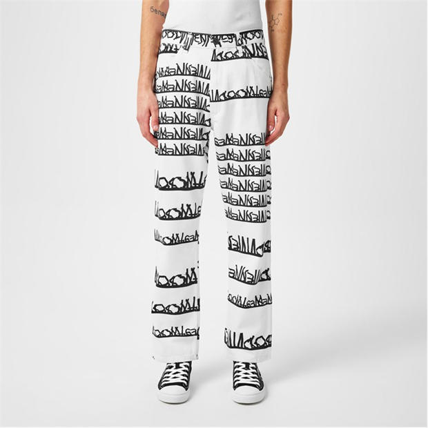 VIVIENNE WESTWOOD: VIVIENNE WESTWOOD Black And White Ranch Jeans