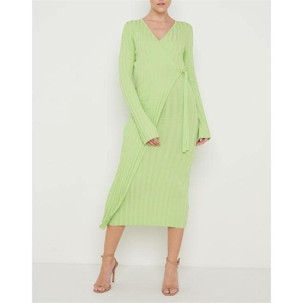 Pretty Lavish: Pretty Lavish Women's Ribbed Knit Jumper Dress