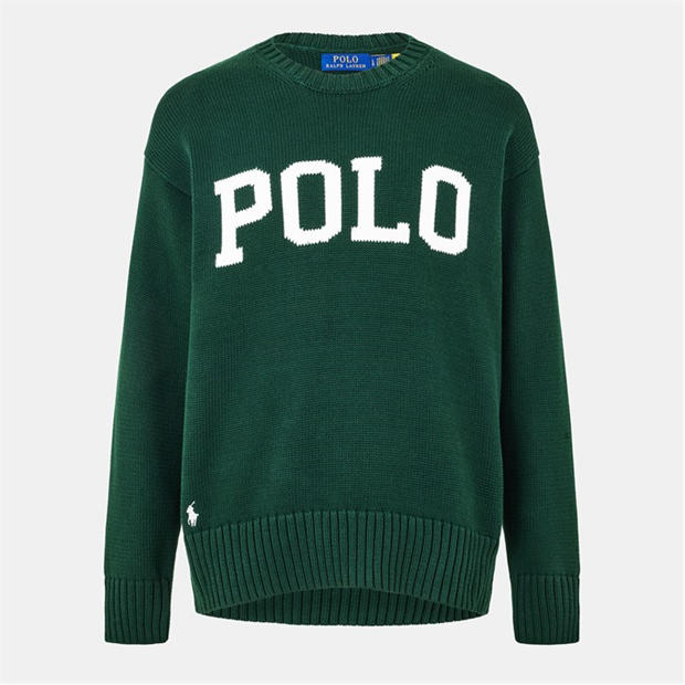 Polo Ralph Lauren: Polo Ralph Lauren Men's Knitted Long-Sleeve Crew Neck Jumper