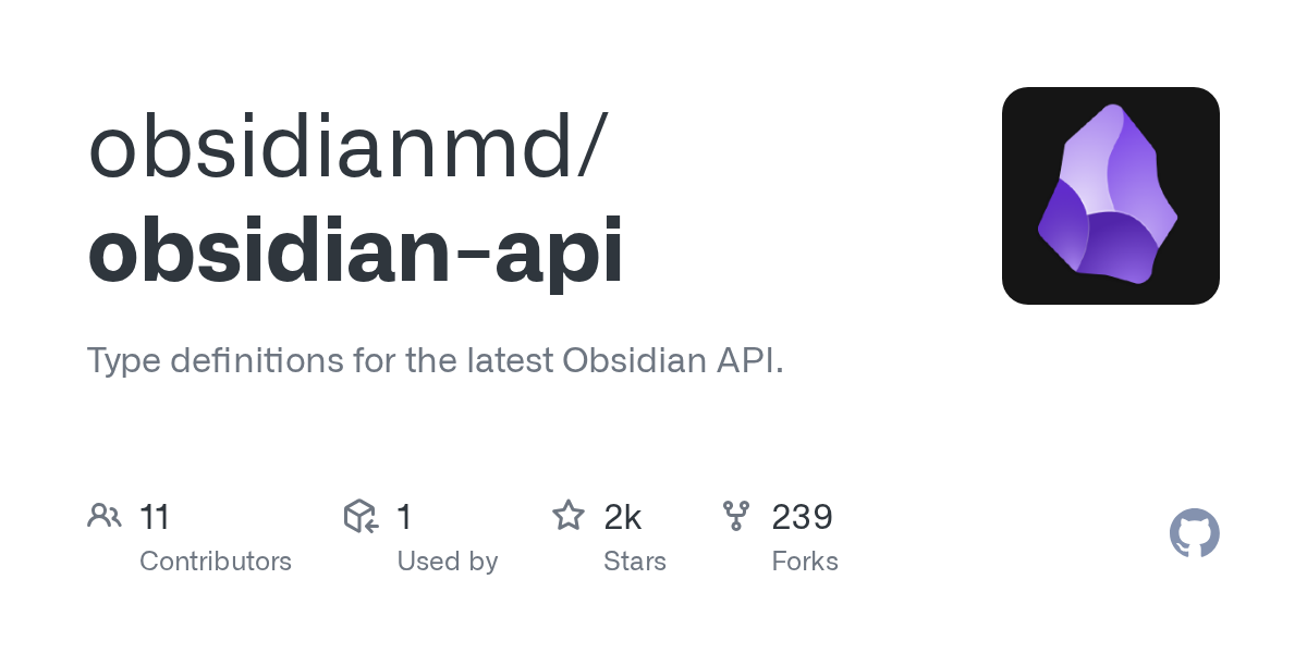 obsidian-api/obsidian.d.ts at master · obsidianmd/obsidian-api