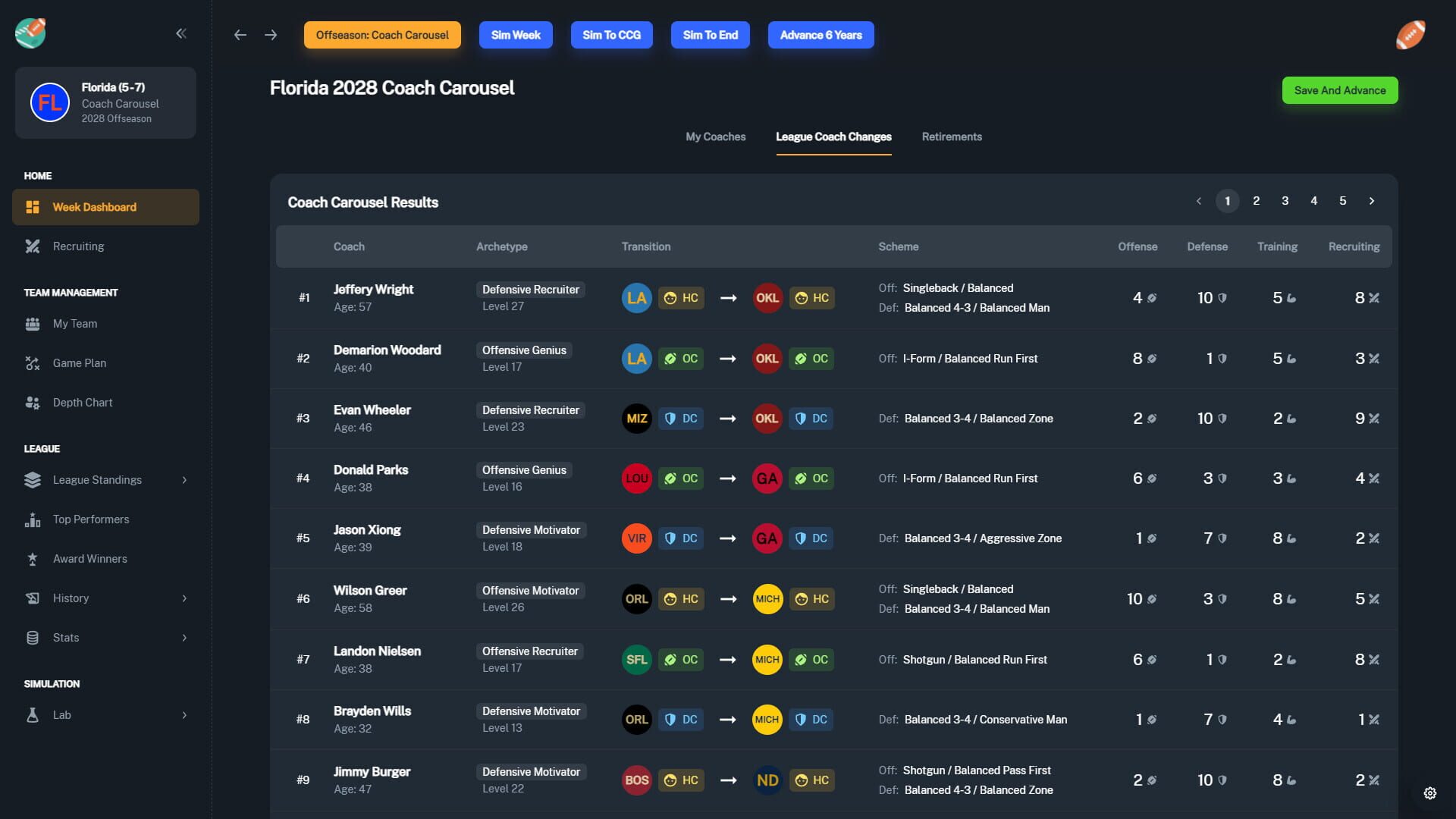 Football Coach: College Dynasty screenshot 12