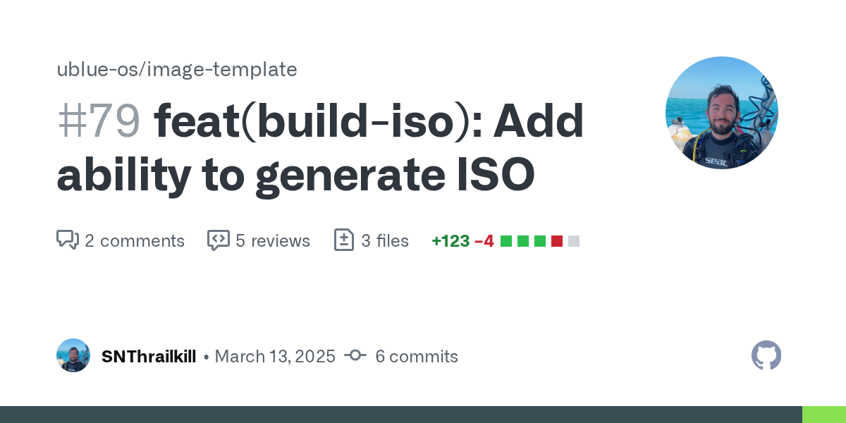 feat(build-iso): Add ability to generate ISO by SNThrailkill · Pull...