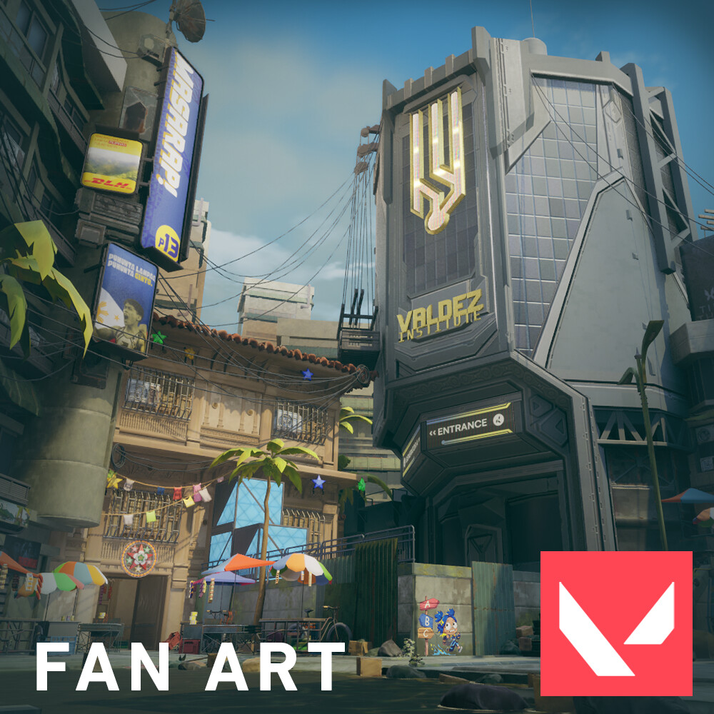 DELUGE // VALORANT Environment Fan Art (WIP), Darius Jover