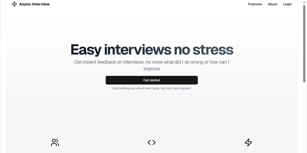 Async Interview Feedback Platform powered by AssemblyAI