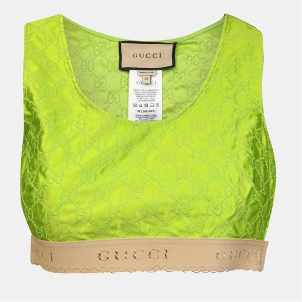 GUCCI: GUCCI Women's Cropped Sleeveless Shirt