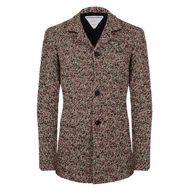 BOTTEGA VENETA: BOTTEGA VENETA Men's Structured Textured Metal Hardware Blazer