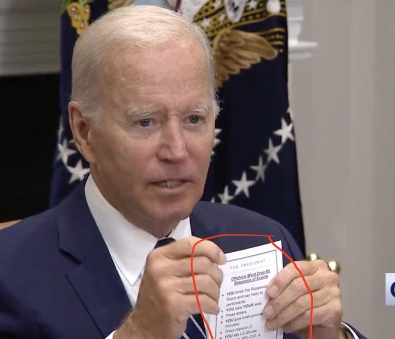 Biden's Cheat Sheet. I t looks like Trump is on track for being Speaker ...