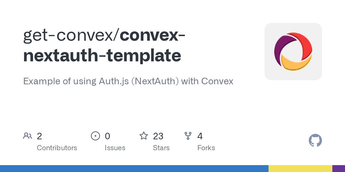 GitHub - get-convex/convex-nextauth-template: Example of using Auth...