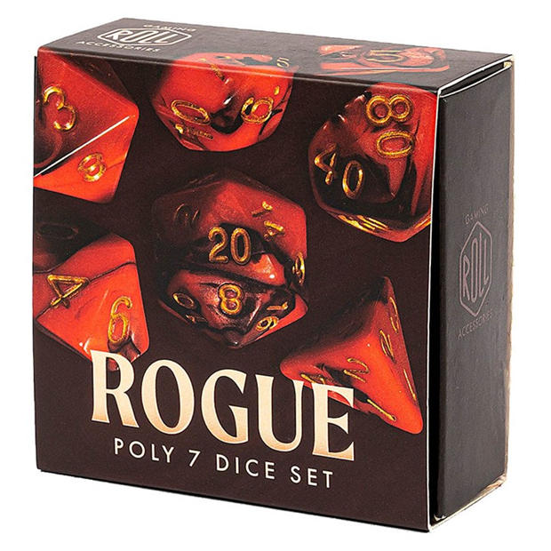 Dungeons and Dragons: Dungeons and Dragons Rogue 7-Polyhedral Dice