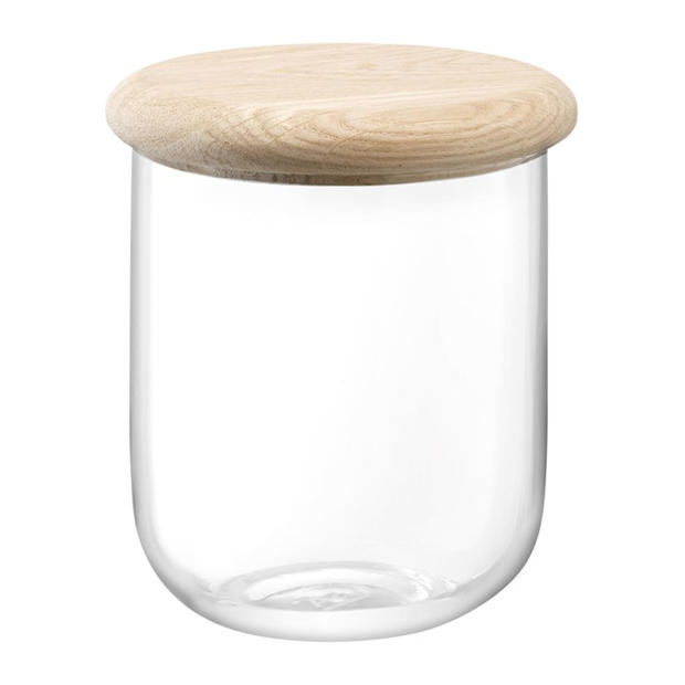 LSA: LSA Dine Glass Container with Oak Lid
