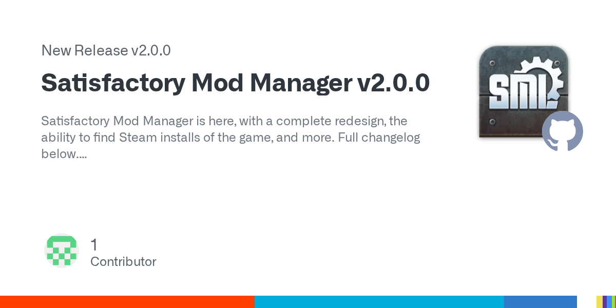Release Satisfactory Mod Manager v2.0.0 · satisfactorymodding/Satis...
