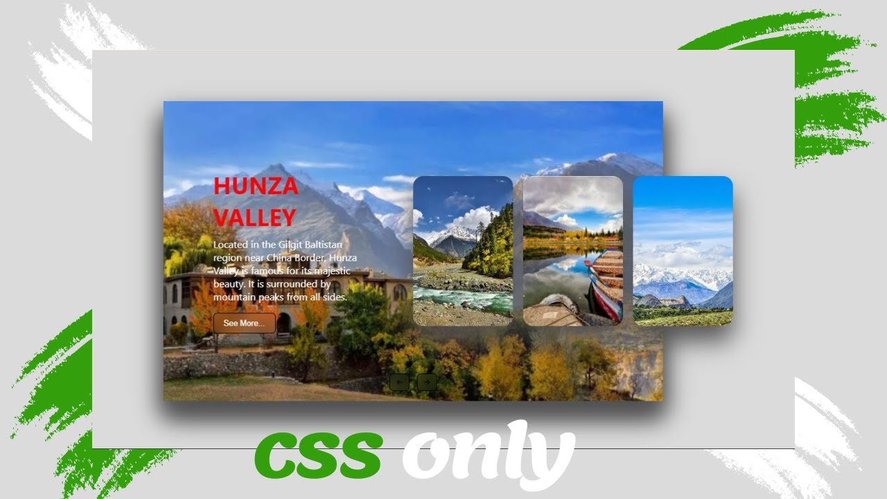 How to Create an Image Slider in HTML CSS and JavaScript step by st...