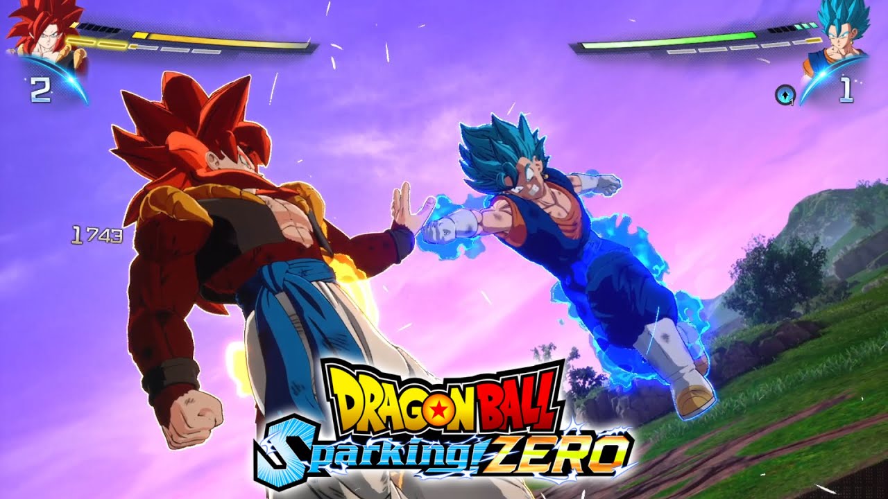 DRAGON BALL: Sparking! ZERO - Vegito SSB Vs Gogeta SSJ4 (CPU Super ...