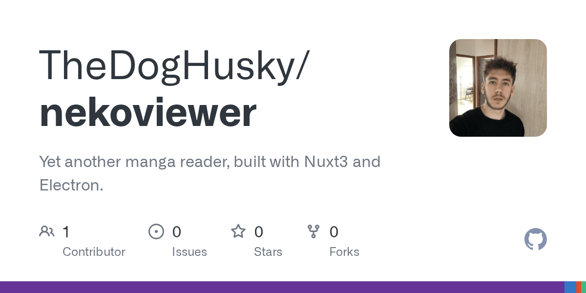 GitHub - TheDogHusky/nekoviewer: Yet another manga reader, built wi...