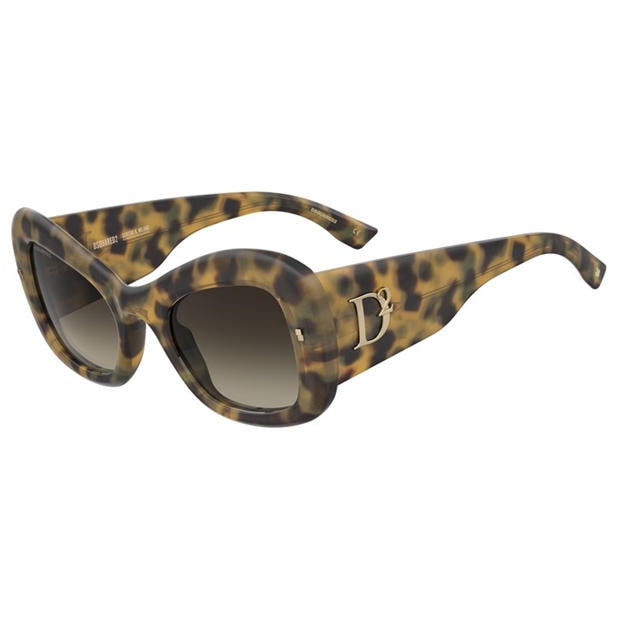 DSquared2: DSquared2 Women's Butterfly Round Sunglasses
