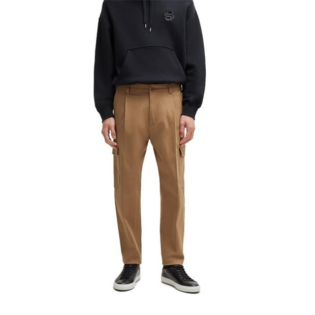 Boss: Boss Men's C Perin Cargo Straight Leg Trousers
