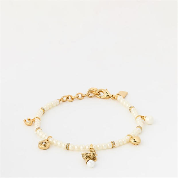 Coach: Coach COACH CAT PEARL BEAD BRACELET