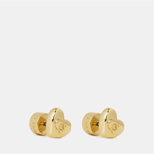 Coach: Coach COACH HEART STUD EARRINGS