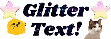 Glitter Text
