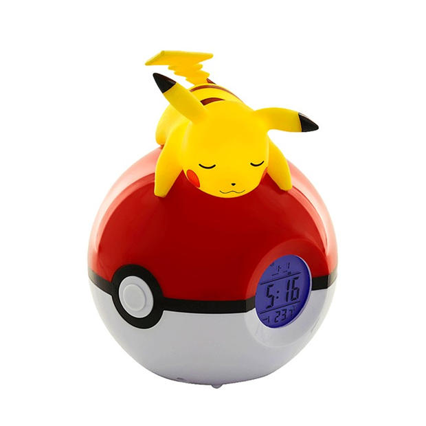 Pokemon: Pokemon Pikachu Light-up 3D figure FM Alarm Clock