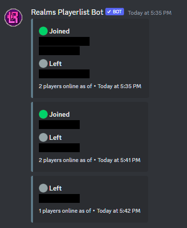 Picture on how the live playerlist looks like.