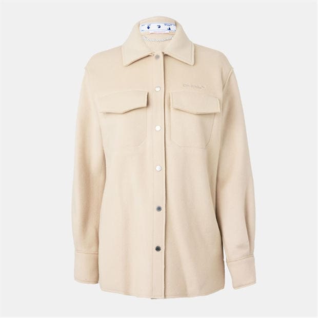 OFF WHITE: OFF WHITE Women's Insulated Short Puffer Jacket